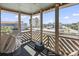 Relax on this screened balcony and enjoy the ocean views and sea breezes at 609 Hillside Dr. S # C-16, North Myrtle Beach, SC 29582