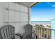 Enjoy ocean views from this beautiful balcony, perfect for relaxing and enjoying the coastal breeze at 6302 N Ocean Blvd. # G-3, North Myrtle Beach, SC 29582