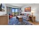 Charming living room with ocean view and comfortable furniture at 7100 N Ocean Blvd. # 317, Myrtle Beach, SC 29572