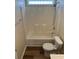 Bathroom featuring a tub-shower combo with a shower head and white toilet at 753 Bucklin Loop, Myrtle Beach, SC 29579