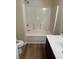 Bathroom featuring a tub-shower combo, toilet, and sink at 753 Bucklin Loop, Myrtle Beach, SC 29579