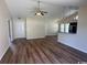 Spacious living room with hardwood floors open to the kitchen at 753 Bucklin Loop, Myrtle Beach, SC 29579