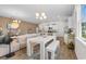 Open floor plan showcases the living room, dining room, and kitchen areas at 8077 Fort Hill Way, Myrtle Beach, SC 29579