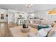 Spacious home with an open floor plan between the living room and kitchen at 8077 Fort Hill Way, Myrtle Beach, SC 29579