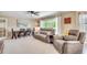 Relaxing living space with sofa, recliner, and natural light from windows at 8209 Timber Ridge Rd., Conway, SC 29526