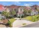 An elevated view showcases this beautiful home with a circular driveway and well-manicured lawn in a vibrant neighborhood at 837 Bluff View Dr., Myrtle Beach, SC 29579