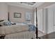 Cozy bedroom featuring a four poster bed and natural light at 837 Bluff View Dr., Myrtle Beach, SC 29579
