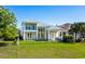The spacious backyard and patio offers an excellent outdoor living space at 985 Shipmaster Ave., Myrtle Beach, SC 29579