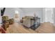 Comfortable living room featuring a sofa, end tables, and a lamp at 1004 Whooping Crane Dr., Conway, SC 29526