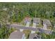 Neighborhood aerial view of a home with well-manicured landscaping and proximity to green spaces at 1011 Maxwell Dr., Little River, SC 29566