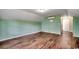 Bedroom features wood-look floors and an air conditioning unit at 107 Azalea Dr., Conway, SC 29526