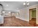 Spacious living room with hardwood floors and ample natural light at 107 Azalea Dr., Conway, SC 29526