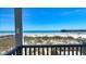 Stunning ocean view from the balcony of this home at 126 N Waccamaw Dr. # 101, Garden City Beach, SC 29576