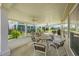Covered patio with seating and ceiling fans, ideal for outdoor dining and entertaining at 142 Ella Kinley Circle # 402, Myrtle Beach, SC 29588