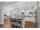 Modern kitchen with an island, stainless steel appliances, and ample counter space, perfect for cooking at 1470 Suncrest Dr., Myrtle Beach, SC 29577
