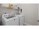 Convenient laundry room with modern appliances and practical shelving for storage at 1470 Suncrest Dr., Myrtle Beach, SC 29577