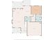 First floor plan featuring kitchen, living room, primary bedroom and garage at 1503 Red Bluff Rd., Loris, SC 29569
