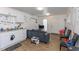 Open-concept space with a kitchen and living area, featuring modern flooring and decor at 1521 Front St., Georgetown, SC 29440