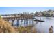 Picturesque dock on the waterway, offering scenic views and easy access for boating activities at 1525 Lanterns Rest Rd. # 103, Myrtle Beach, SC 29579