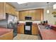 Functional kitchen featuring stainless steel appliances, ample cabinetry, and easy access to countertops at 156 Via Old Sound Blvd. # C, Ocean Isle Beach, NC 28469