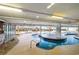 Indoor pool area offering a unique design and plenty of space for relaxation and recreation at 1707 Perrin Dr. # 802, North Myrtle Beach, SC 29582