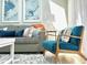 Modern living room with comfortable furniture at 201 N Hillside Dr. # 311-A, North Myrtle Beach, SC 29582