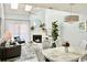 Living room and dining area featuring stylish decor and furniture at 201 N Hillside Dr. # 311-A, North Myrtle Beach, SC 29582