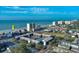 Aerial view showcasing beachfront condos and resort, highlighting proximity to the ocean and local attractions at 208 N Ocean Blvd. # 321, North Myrtle Beach, SC 29582