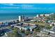 Aerial view showcasing beachfront condos and resort, highlighting proximity to the ocean and local attractions at 208 N Ocean Blvd. # 321, North Myrtle Beach, SC 29582