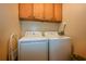 Convenient laundry area features a washer and dryer set, ensuring efficient laundry tasks at 208 N Ocean Blvd. # 321, North Myrtle Beach, SC 29582