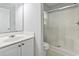 Bathroom features a walk in shower with glass door at 215 Carolina Farms Blvd., Myrtle Beach, SC 29579