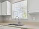 Kitchen sink with faucet, stainless steel sink and white cabinets at 215 Carolina Farms Blvd., Myrtle Beach, SC 29579