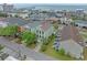 Aerial shot of charming home near the beach and pier; perfect for coastal living at 215-B S Dogwood Dr., Surfside Beach, SC 29575