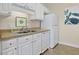 Well-maintained kitchen with white cabinetry, and ample counter space at 217 Wando River Rd. # 12-H, Myrtle Beach, SC 29579