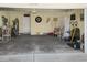 A clean, organized two car garage with interior access to the home at 2302 Clandon Dr., Myrtle Beach, SC 29579