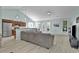 Bright, open-concept living room with hardwood floors and modern decor at 2302 Clandon Dr., Myrtle Beach, SC 29579