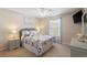 Bedroom features carpet, ceiling fan, bedside tables and bright windows at 2506 Berleze Ct., Conway, SC 29527
