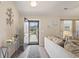 Bright living room with neutral paint, modern decor, and an open doorway at 2506 Berleze Ct., Conway, SC 29527
