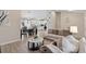 Cozy living space connected to dining and kitchen, featuring hardwood floors at 2506 Berleze Ct., Conway, SC 29527