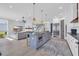 Open concept living area seamlessly connects the kitchen and Gathering room at 260 Palmetto Harbour Dr., North Myrtle Beach, SC 29582