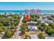 Aerial view of townhomes near the ocean, with proximity to coastal attractions at 2701 Hillside Dr. S # 1, North Myrtle Beach, SC 29582