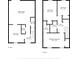 Floor plan of the property, outlining the layout of each floor, including rooms and dimensions at 2701 Hillside Dr. S # 1, North Myrtle Beach, SC 29582