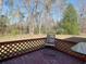 Relaxing backyard deck with trees in the background at 2917 Chippenham Rd., Marion, SC 29571