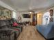 Spacious living room with comfortable sofas, a TV, and classic decor at 2917 Chippenham Rd., Marion, SC 29571