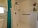 Shower with white wall and curtain at 2917 Chippenham Rd., Marion, SC 29571