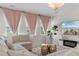 Comfortable living room with a large sectional sofa, stylish rug, and decorative accents at 315 Cattle Drive Circle, Myrtle Beach, SC 29588