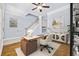 Modern office space with wood floors, a stylish desk, and elegant decor at 3550 Pampas Dr. # 2, Myrtle Beach, SC 29577