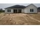 New construction home has a covered patio area at 3601 Valley Forge Rd., Aynor, SC 29511
