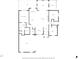 Detailed floor plan layout including primary bedroom, kitchen, living area, and garage at 455 Dornoch Dr., Pawleys Island, SC 29585