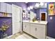 Modern bathroom featuring a double vanity, cabinets and artistic wall decor at 512 Chanted Dr., Murrells Inlet, SC 29576